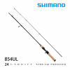 SHIMANO 24 Cardiff Stream Premium B54UL two-piece baitcasting trout rod