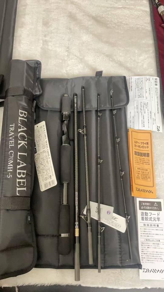 DAIWA Black Label Travel C66ML-5 baitcasting Rod - immagine 16