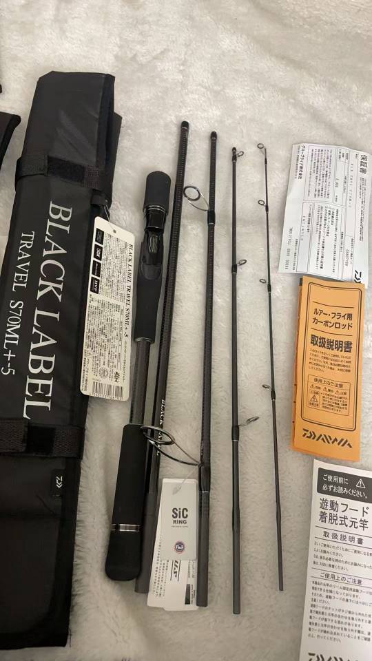 DAIWA Black Label Travel C66ML-5 baitcasting Rod - immagine 12