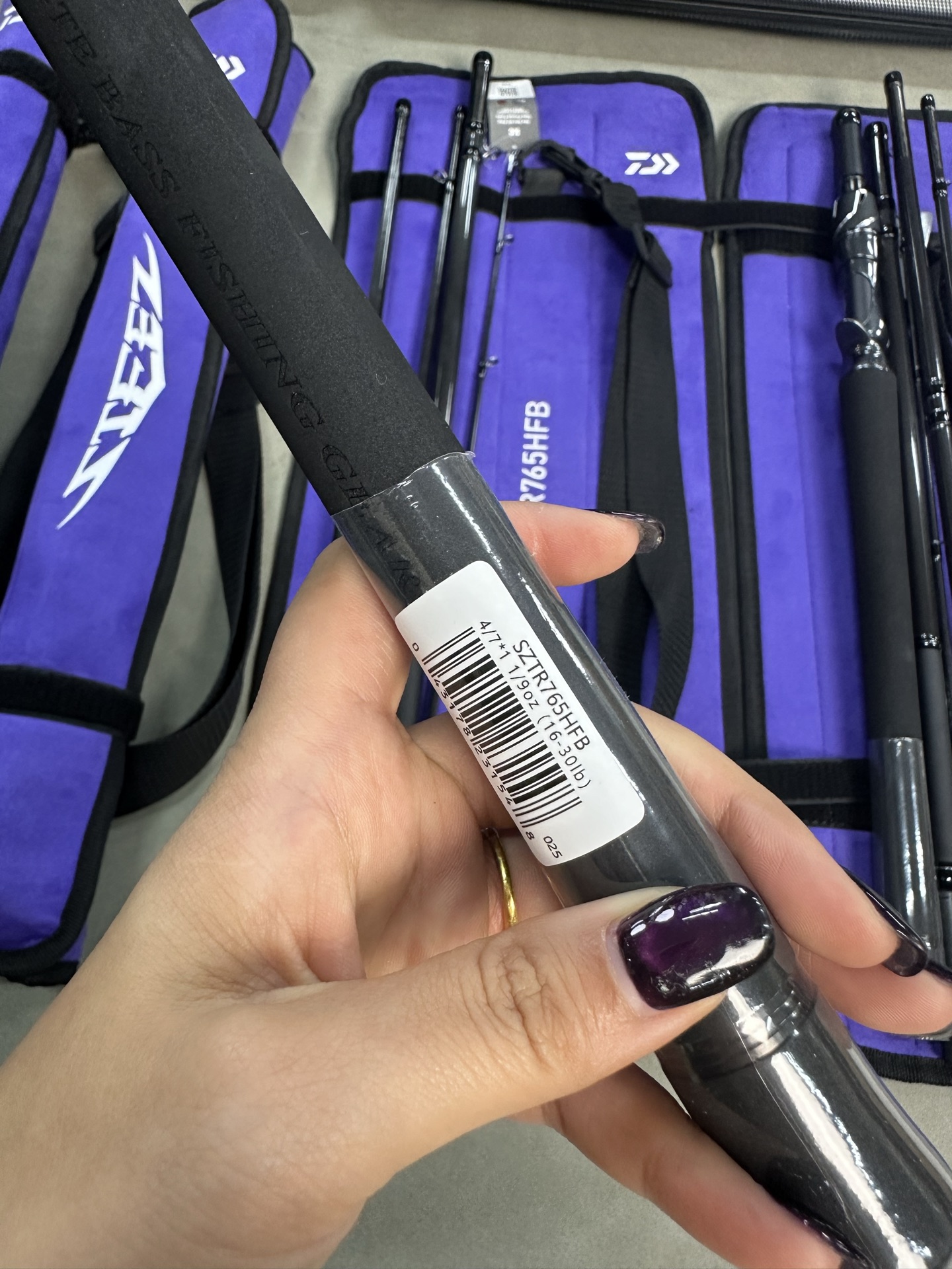 DAIWA Steez Travel SZTR765HFS-BF baitcasting rod - immagine 8