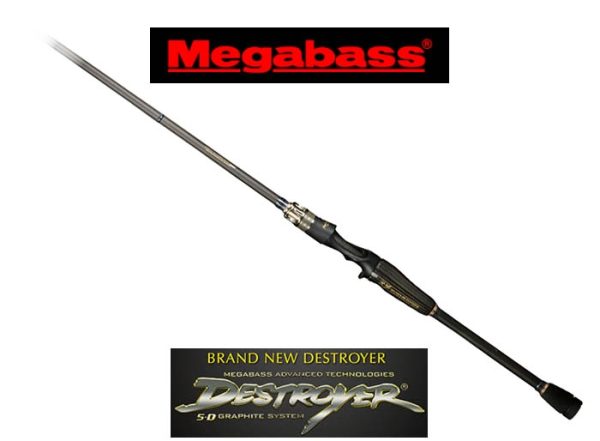 MEGABASS DESTROYER P5 F6-69X SUPER DESTROYER baitcasting rod