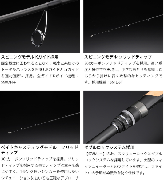 JACKALL Revoltage II C64M+PBF baitcasting rod - immagine 5
