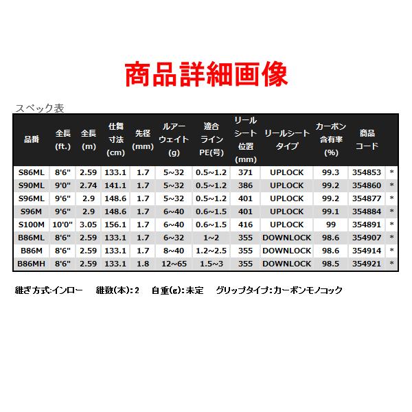 Shimano Exsence Infinity S96M spinning rod - Image 9