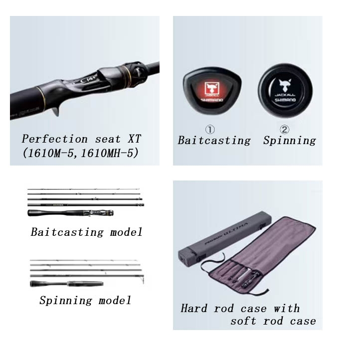 SHIMANO POISON ULTIMA 166L-BFS/5 baitcasting rod - Image 5