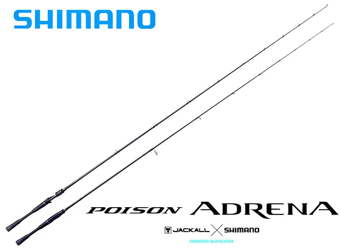 SHIMANO POISON ADRENA 166ML baitcasting rod