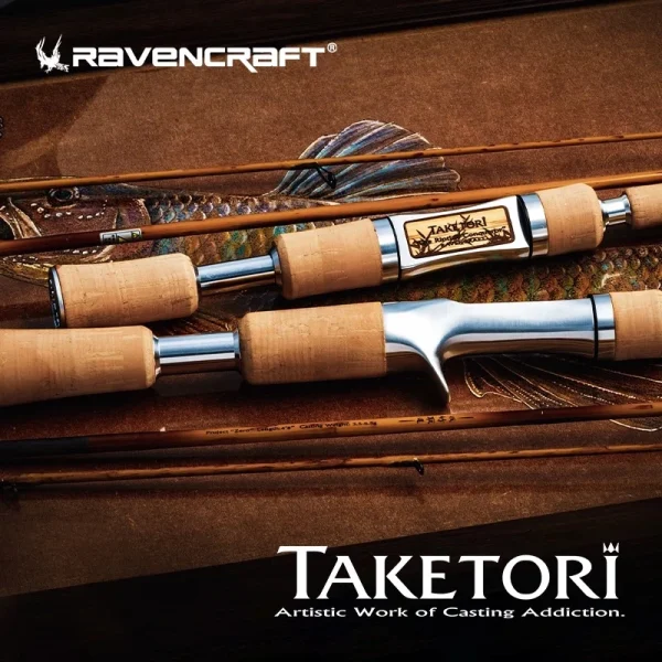Ravencraft TAKETORI Inception 5332 — 3-секционная спиннинговая удочка для ловли в микропотоках