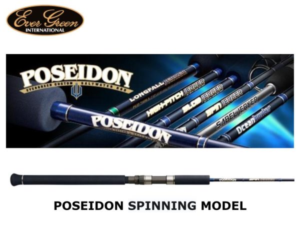 EVERGREEN POSEIDON Spin Jerker Light PSPJ 603L 1pc spinning jigging rod