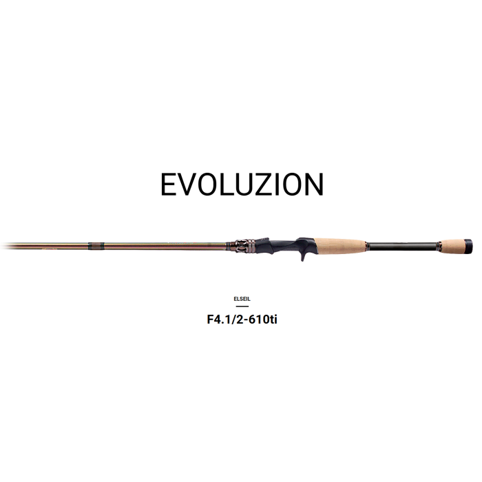 MEGABASS Evoluzion F4.1/2-610ti Elseil Competizione baitcasting rod