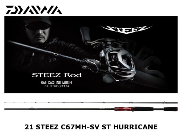 DAIWA STEEZ C67MH-SV ST HURRICANE baitcasting rod