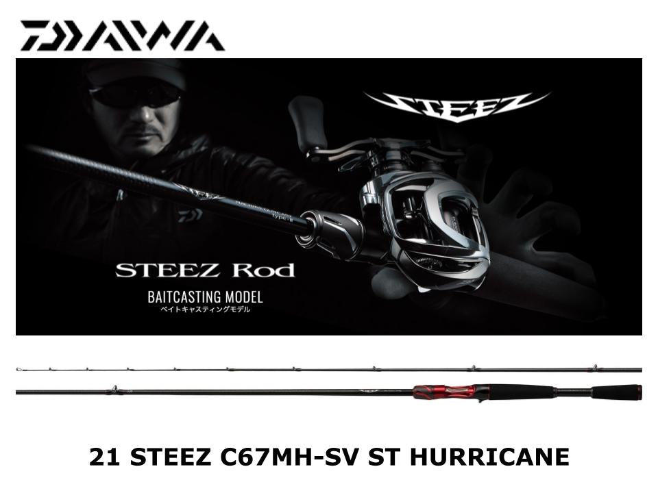 DAIWA STEEZ C67MH-SV ST HURRICANE baitcasting rod